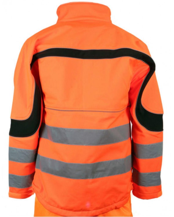 BSeen Hi-Vis Eton Soft Shell Jacket Orange
