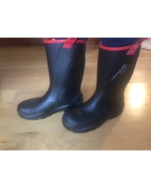 Dunlop Purofort + Rugged Full Safety Wellingtons Black