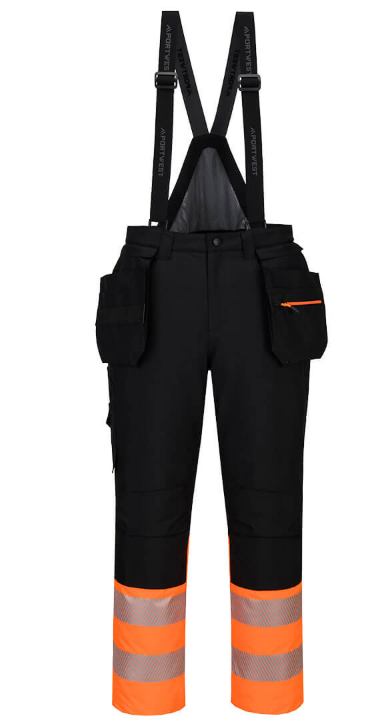 DX437 - DX4 Hi-Vis Class 1 Winter Bib and Brace. Available to Order