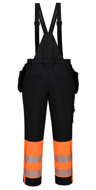 DX437 - DX4 Hi-Vis Class 1 Winter Bib and Brace. Available to Order
