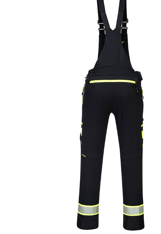 DX441 - DX4 Work Bib and Brace Black