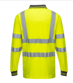 S271 - Hi-Vis Cotton Comfort Polo Shirt L/S