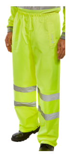 Hi Vis waterproof BSEEN TROUSERS EN ISO20471 SAT/YELLOW TENSY