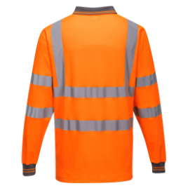S271 - Hi-Vis Cotton Comfort Polo Shirt L/S