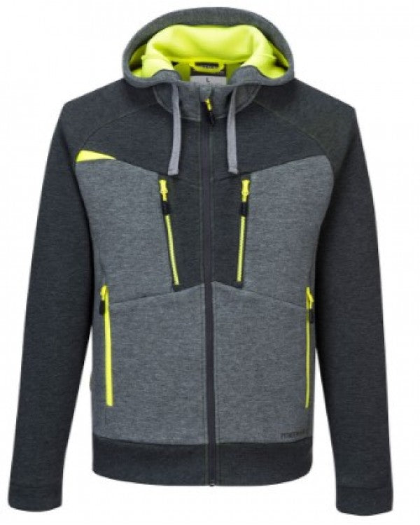 Portwest DX472 Zipped Hoodie Metal Grey