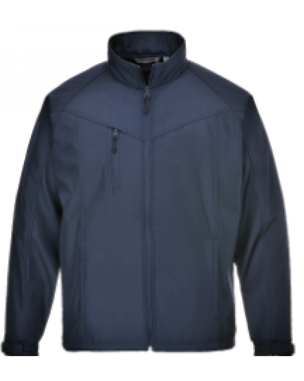 Portwest Oregan Men's Softshell Jacket TK40 Navy/ Black