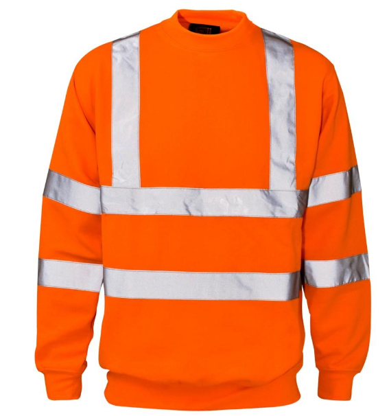 Supertouch 56884 High Visibility Sweatshirt Orange Extra Large