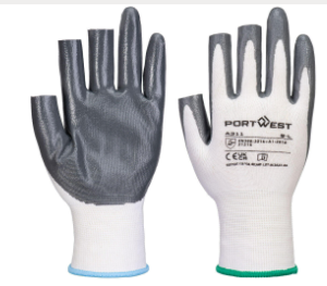 A311 - Grip 13 Nitrile 3 Fingerless Glove