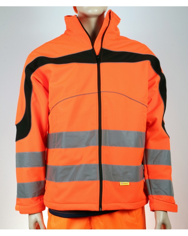 BSeen Hi-Vis Eton Soft Shell Jacket Orange