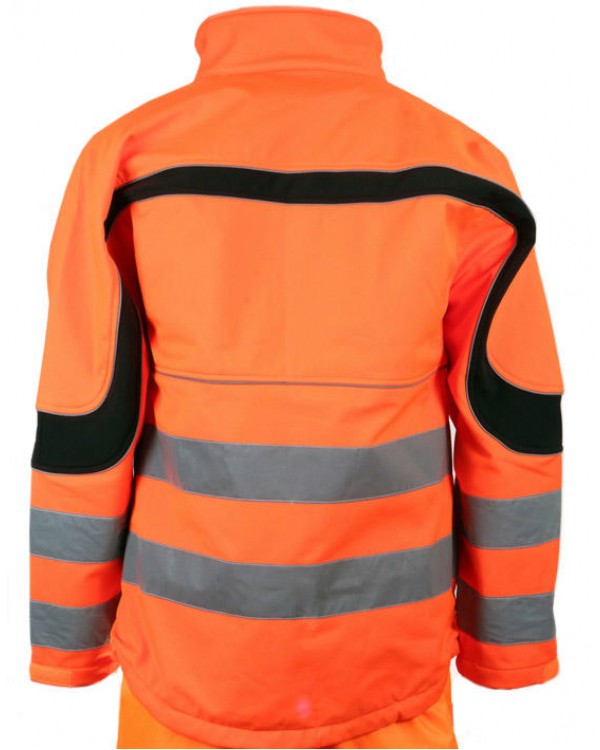 BSeen Hi-Vis Eton Soft Shell Jacket Orange