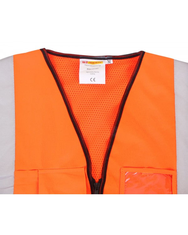 BSeen Hi-Vis Executive Vest Orange