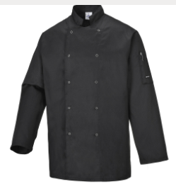 C833 - Chef's Suffolk Studded Jacket L/S