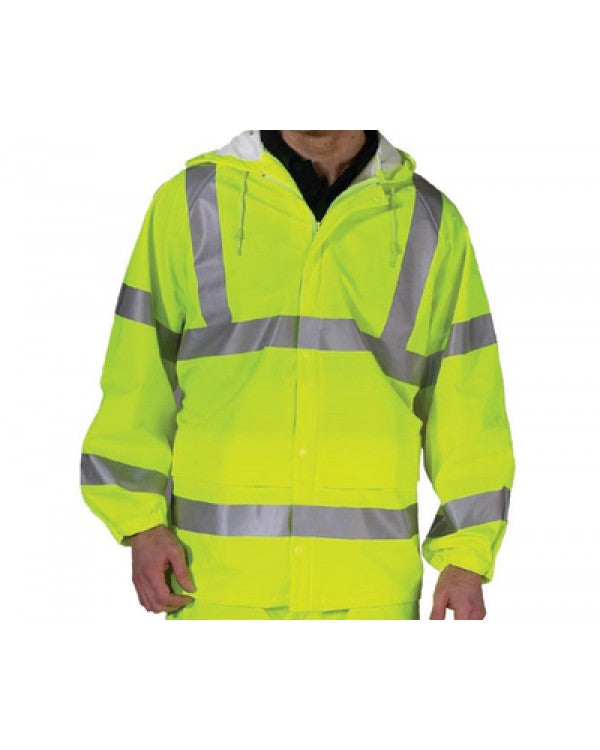 HVDFUJY -   Redback Hi-Vis Dri-Flex Waterproof Unlined Jacket Yellow