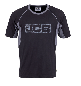 JCB TRADE BLACK/GREY T-SHIRT