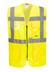 S476 - Berlin Hi-Vis Executive Vest Yellow