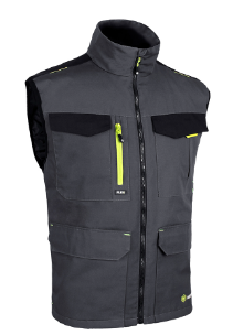 SFBWGYBL-FLEX WORKWEAR BODYWARMER TWO-TONE GY BL