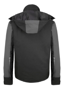 PADDED RAIN JACKET BLK/GRY   SFPRJBLGY