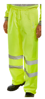 Hi Vis waterproof BSEEN TROUSERS EN ISO20471 SAT/YELLOW