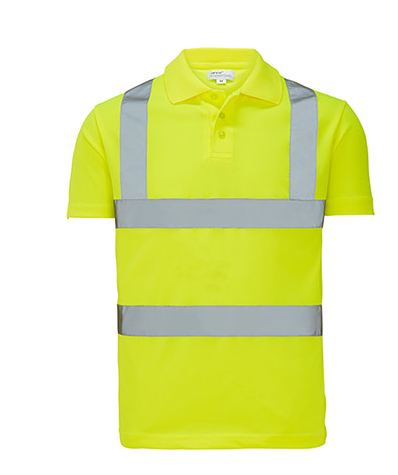 Arco Essentials Yellow Hi-Vis Polo