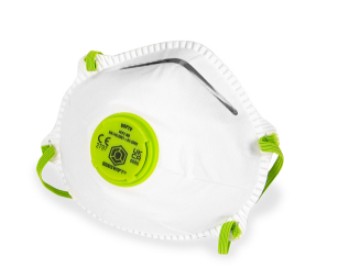 B-BRAND BBFFP2 MASK VALVED  Box of 10 Masks