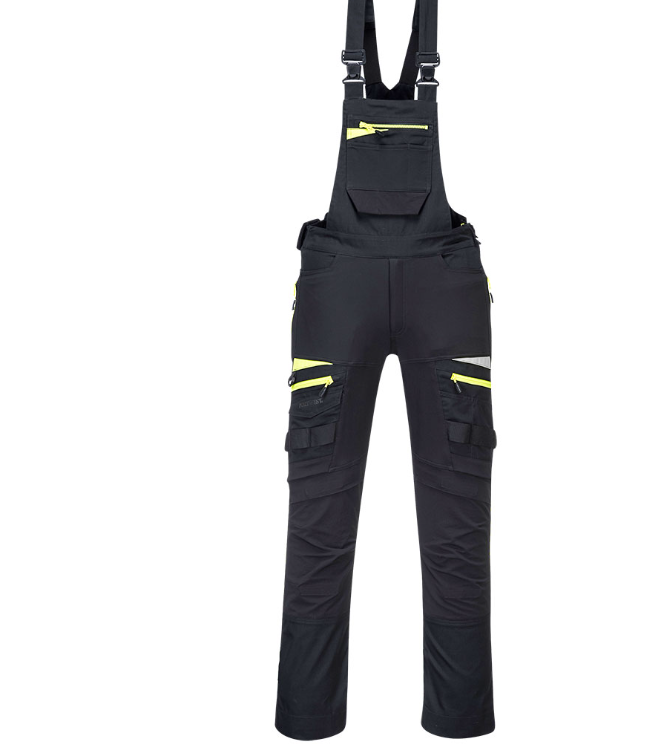 DX441 - DX4 Work Bib and Brace Black