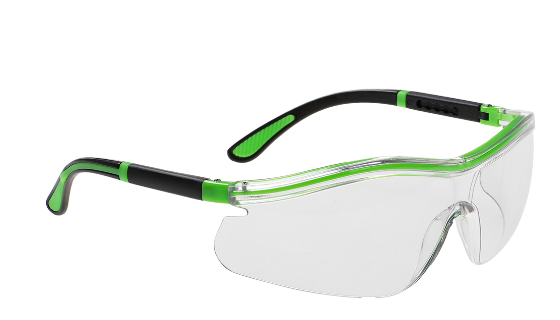 PS34- Neon Safety Spectacles clear