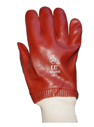 R125 PVC Knitted Wrist Safety Gloves -