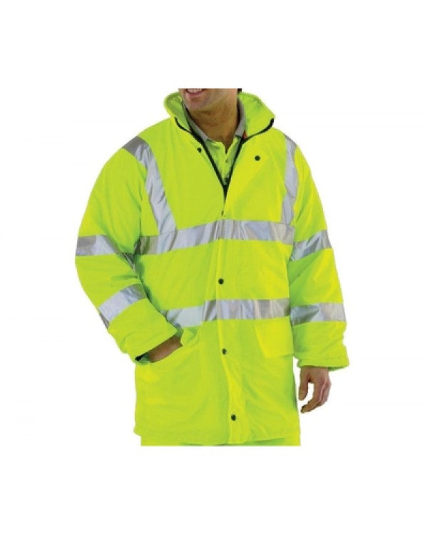 Waterproof Hi Vis Lined Jacket